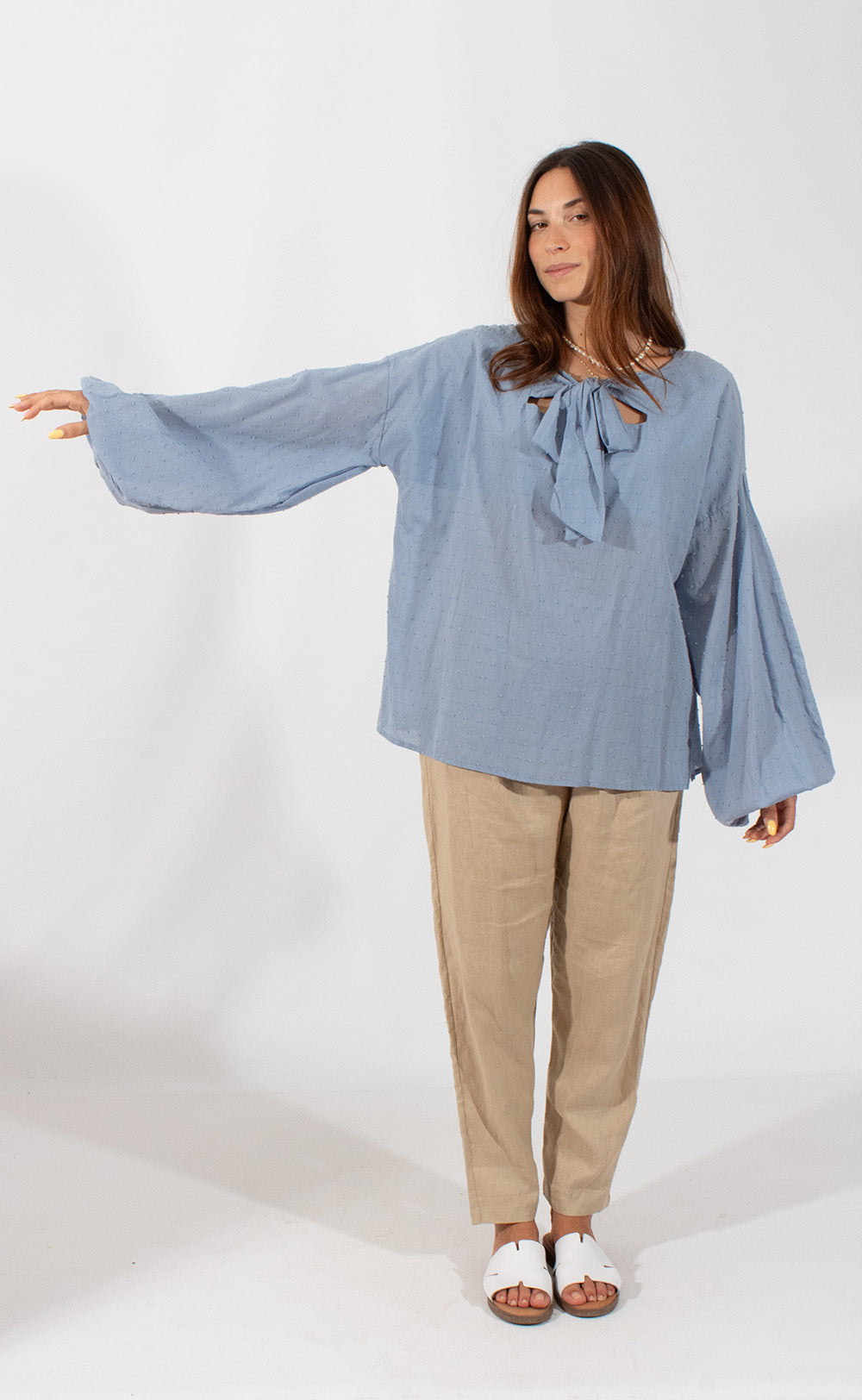 Blusa in mussola